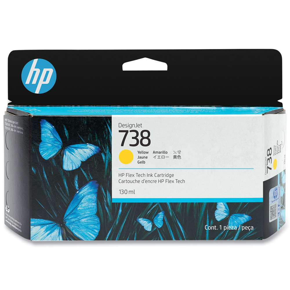 498N7A CARTUCCIA HP 738 DESIGN JET 130 ML