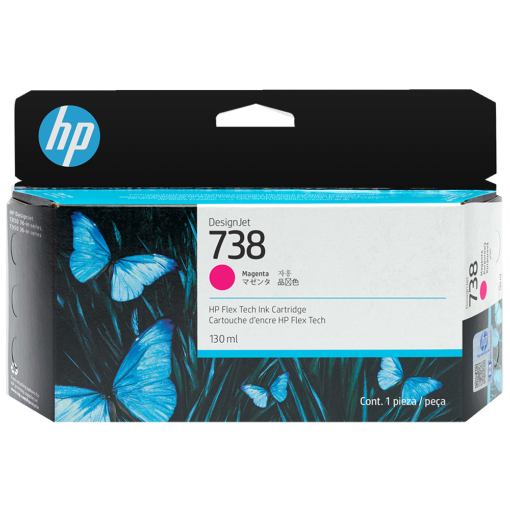 498N6A CARTUCCIA HP 738 DESIGN JET 130 ML