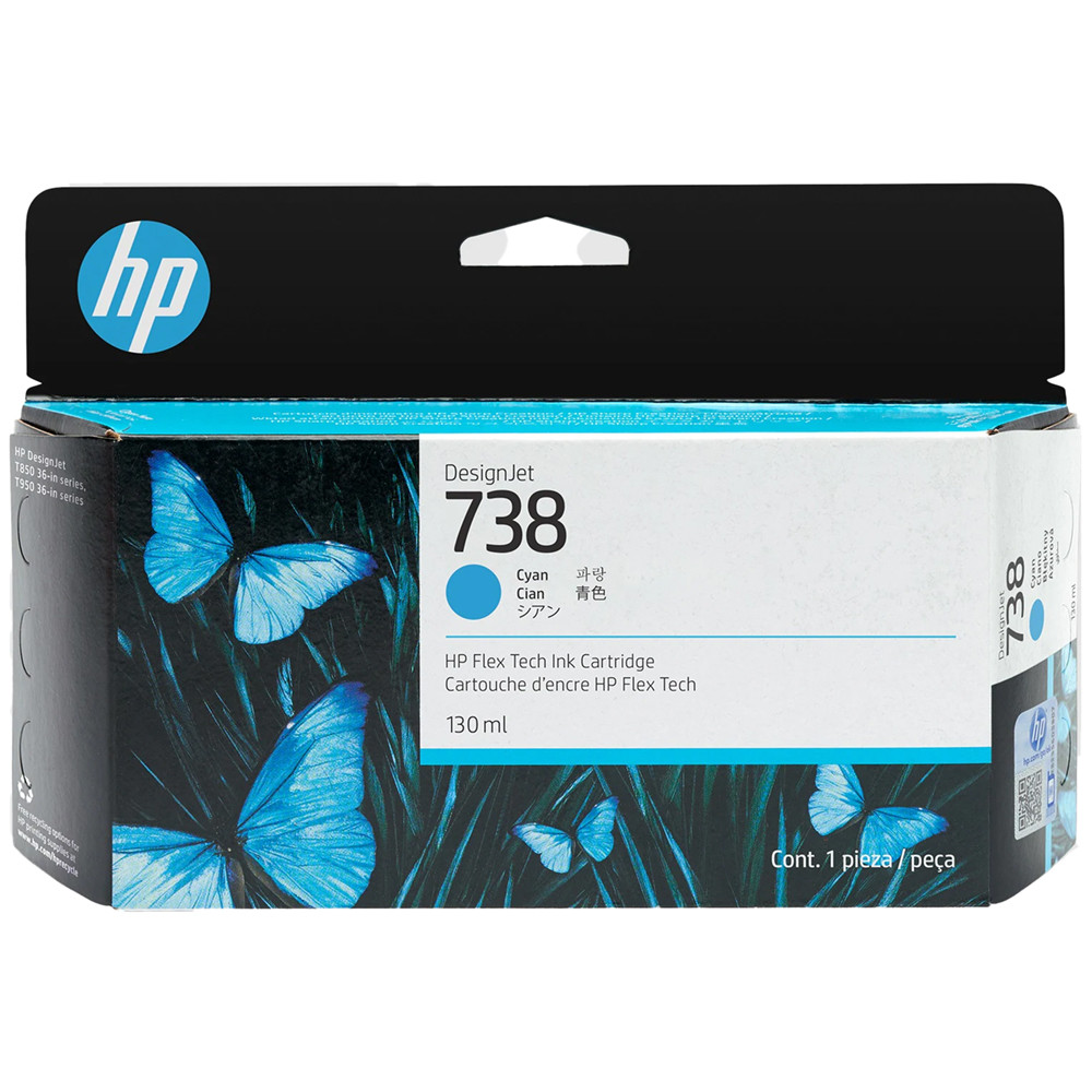 498N5A CARTUCCIA HP 738 DESIGN JET 130 ML