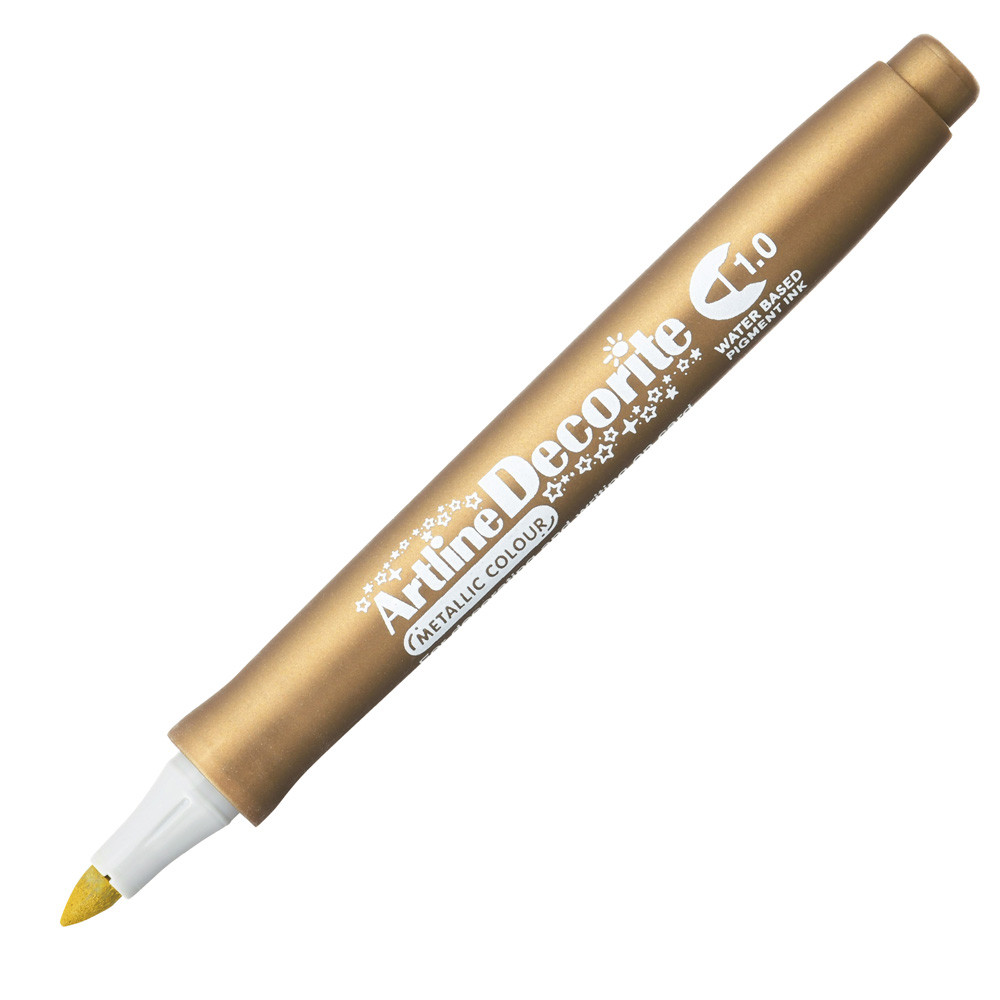 MARCATORE DECORITE PUNTA TONDA 1.0MM ORO ARTLINE