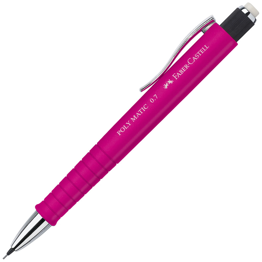 PORTAMINE POLY MATIC 0,7MM FUSTO ROSA FABER-CASTEL