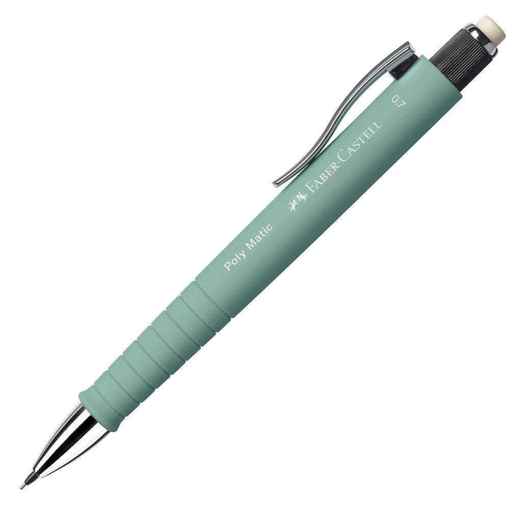 PORTAMINE POLY MATIC 0.7MM FUSTO VERDE MENTA FABER