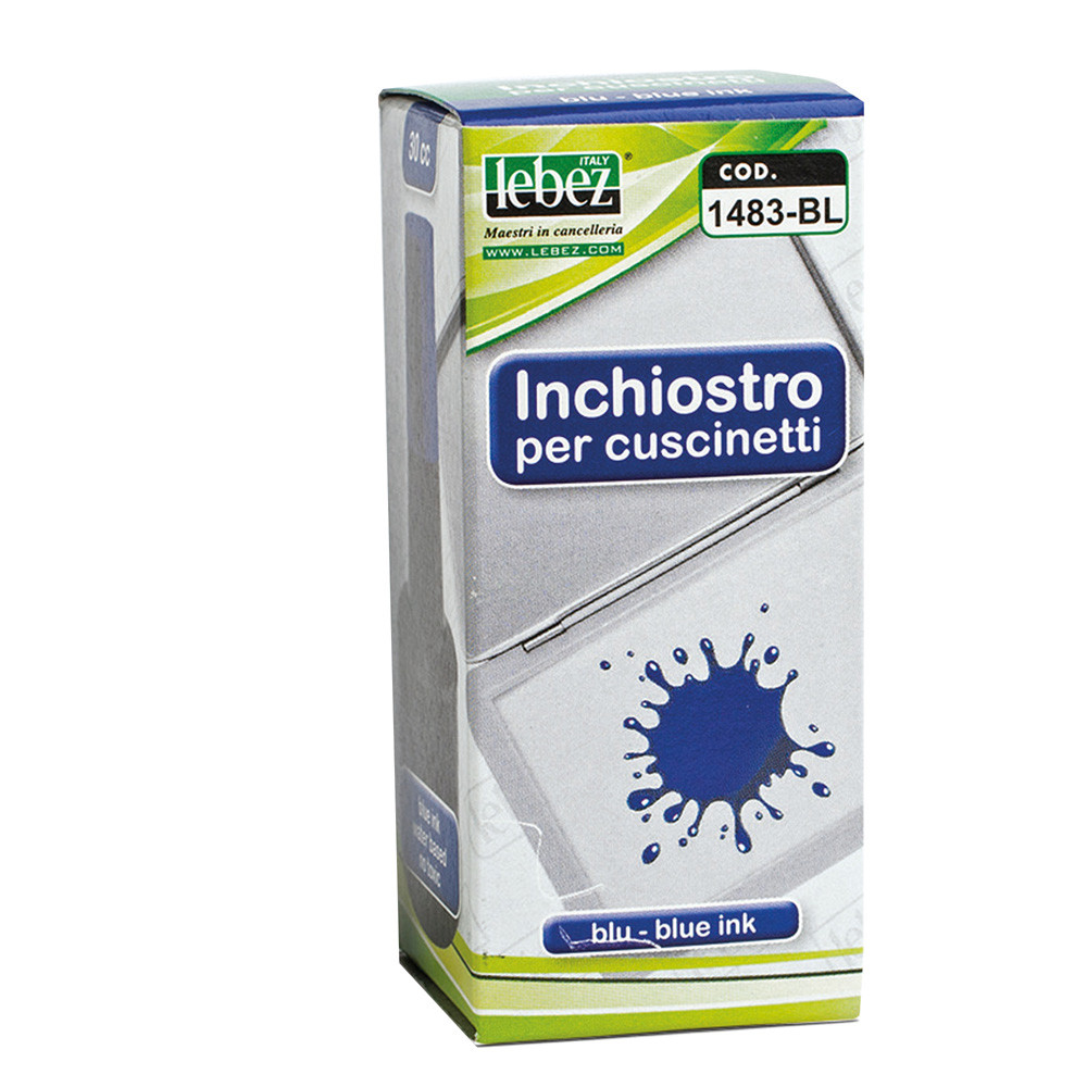 INCHIOSTRO BLU 30ML ART.1483 S/OLIO X CUSCINETTI L