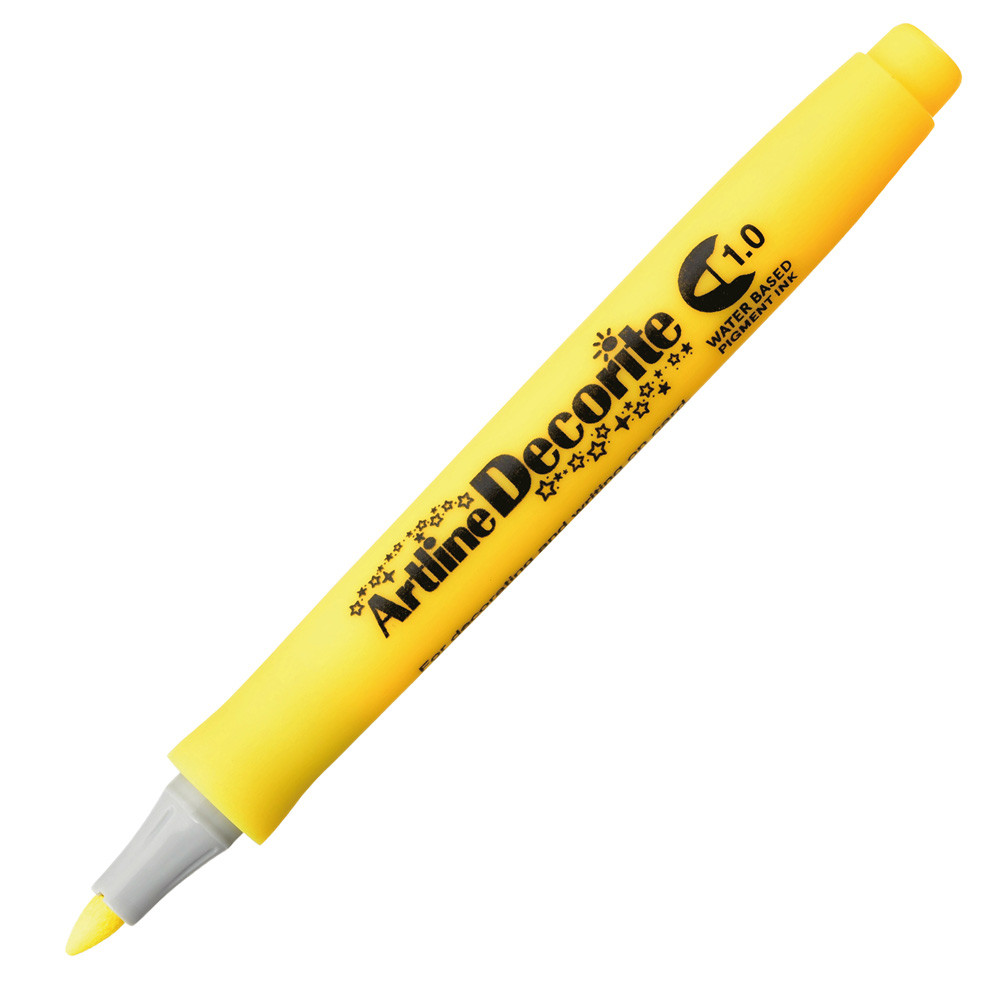 MARCATORE DECORITE PUNTA TONDA 1.0MM GIALLO ARTLIN