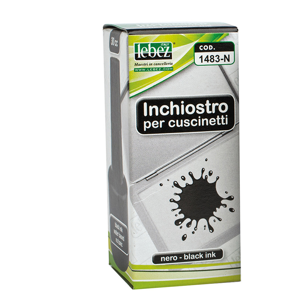 INCHIOSTRO NERO 30ML ART.1483 S/OLIO X CUSCINETTI