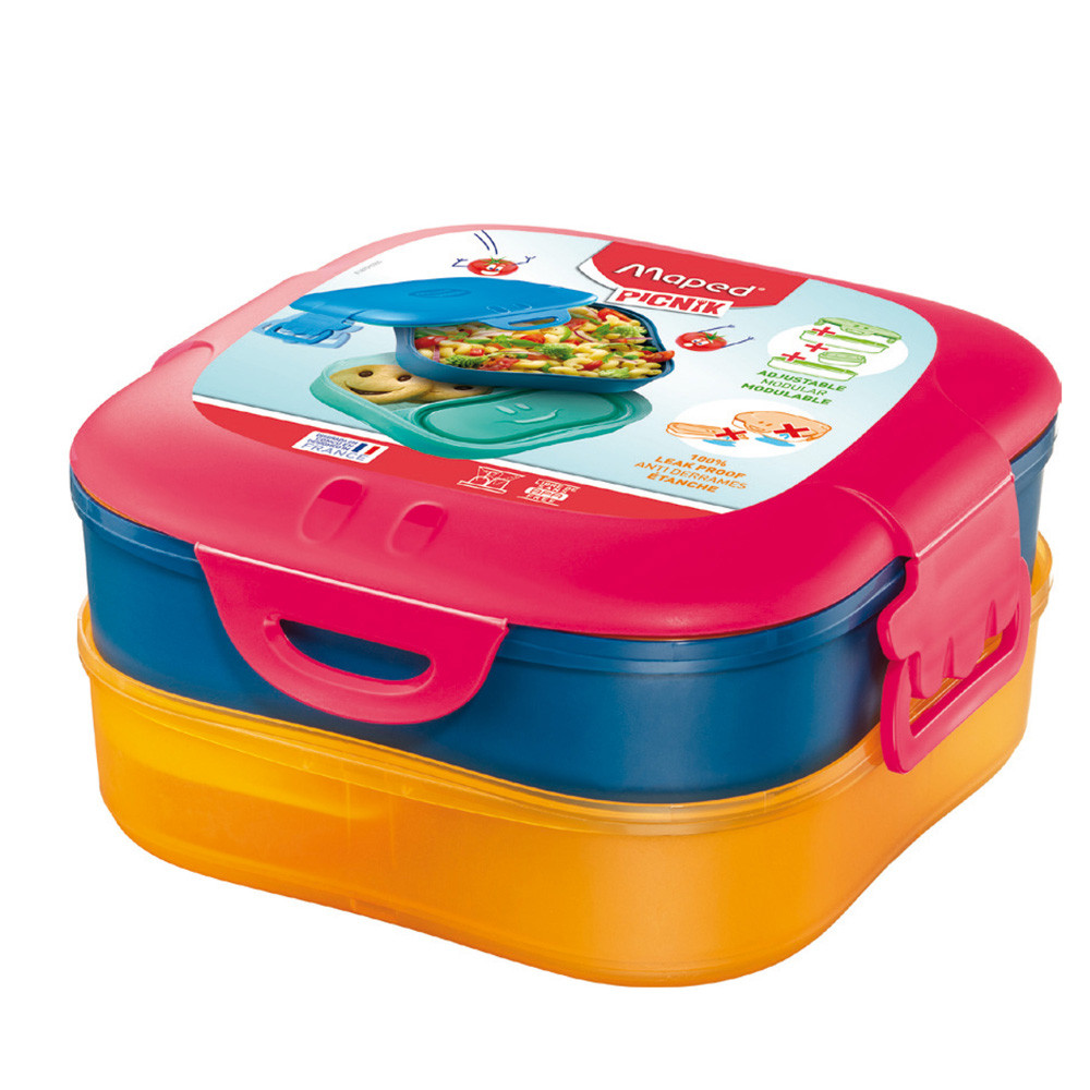 LUNCH BOX 3 IN 1 ROSA CORALLO PICNIK CONCEPT MAPED