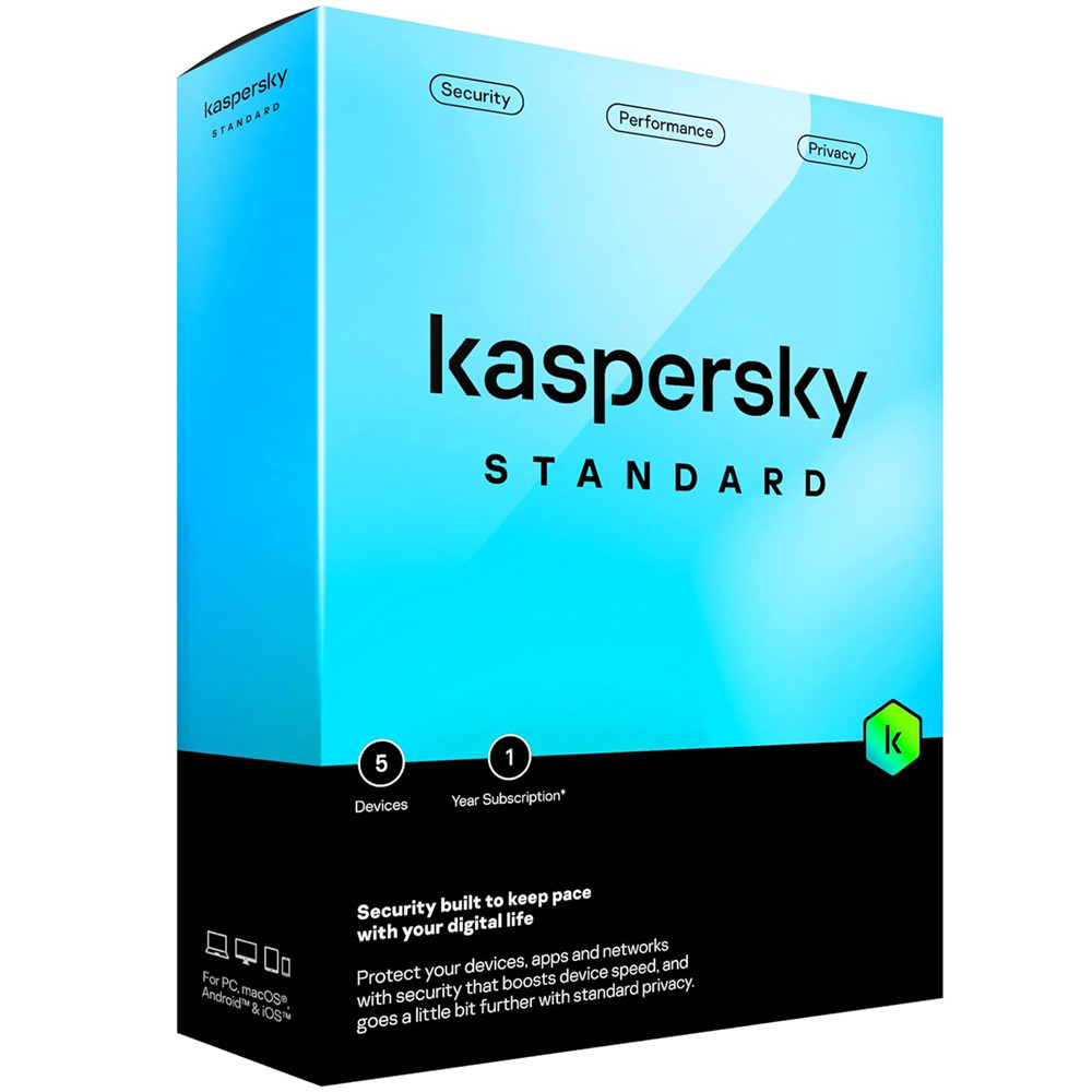 ANTIVIRUS KASPERSKY STANDARD 1 UTENTE 1 ANNO BOX