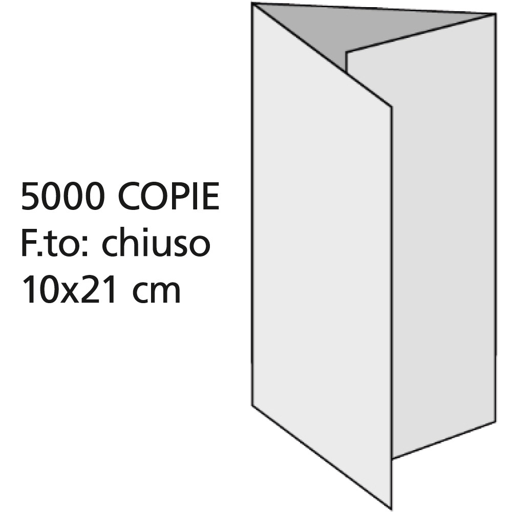 PIEG 3ANTE CARTA PATINATA130G 10X21 STAMPA 4 COLOR