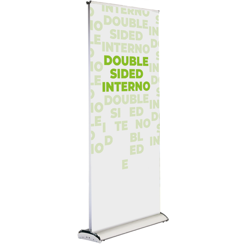 ROLL-UP DOUBLE SIDED INT 85X200CM PVC C/STP 4 COLO