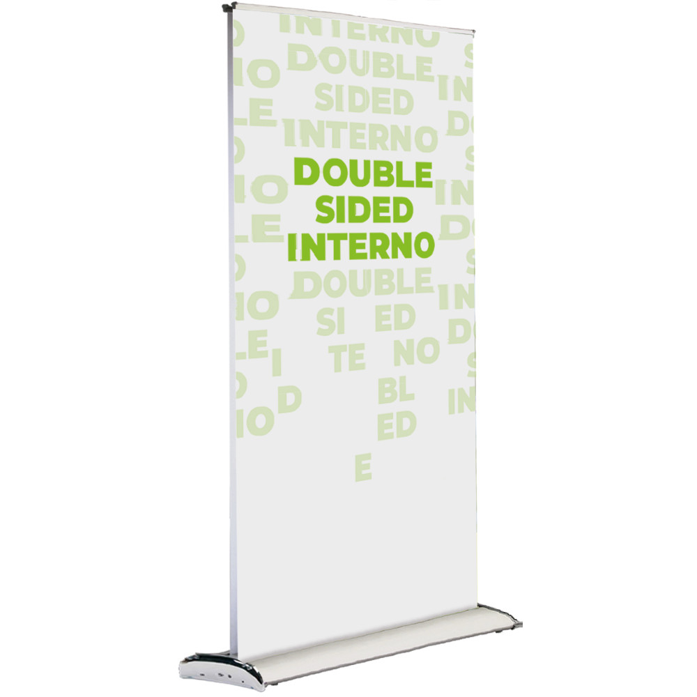 ROLL-UP DOUBLE SIDED INT 100X200CM PVC C/STP 4 COL