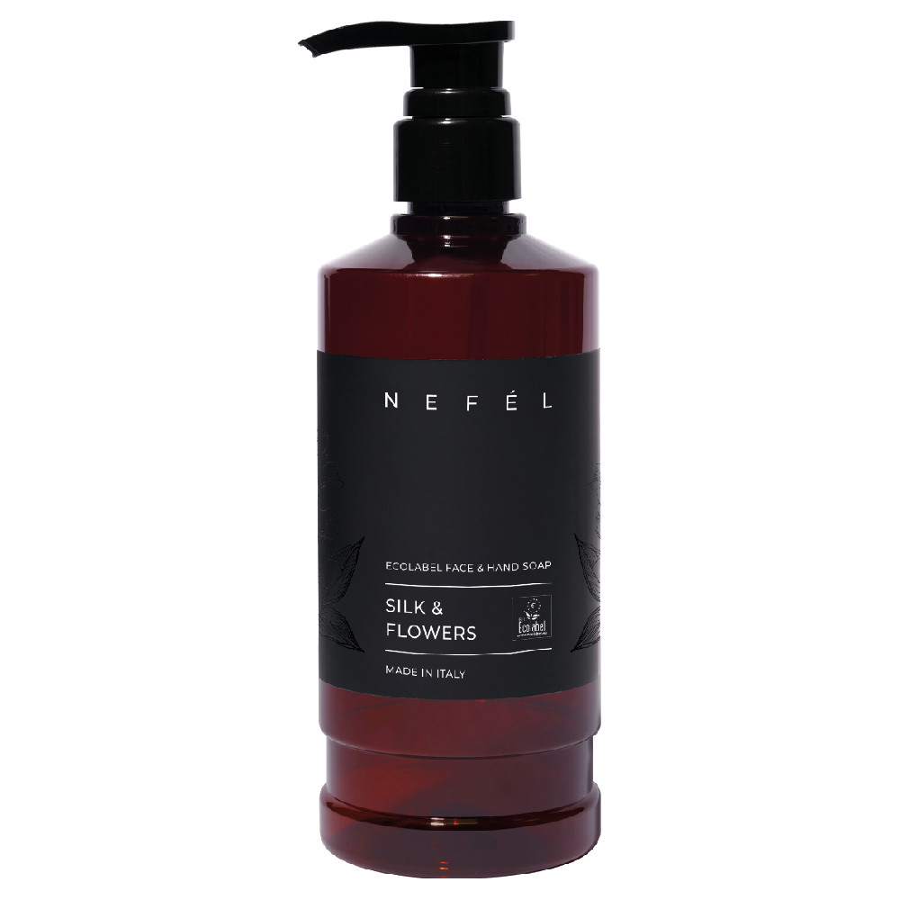 SAPONE MANI/VISO NEFEL ECOLABEL SILK FLOWERS 480ML