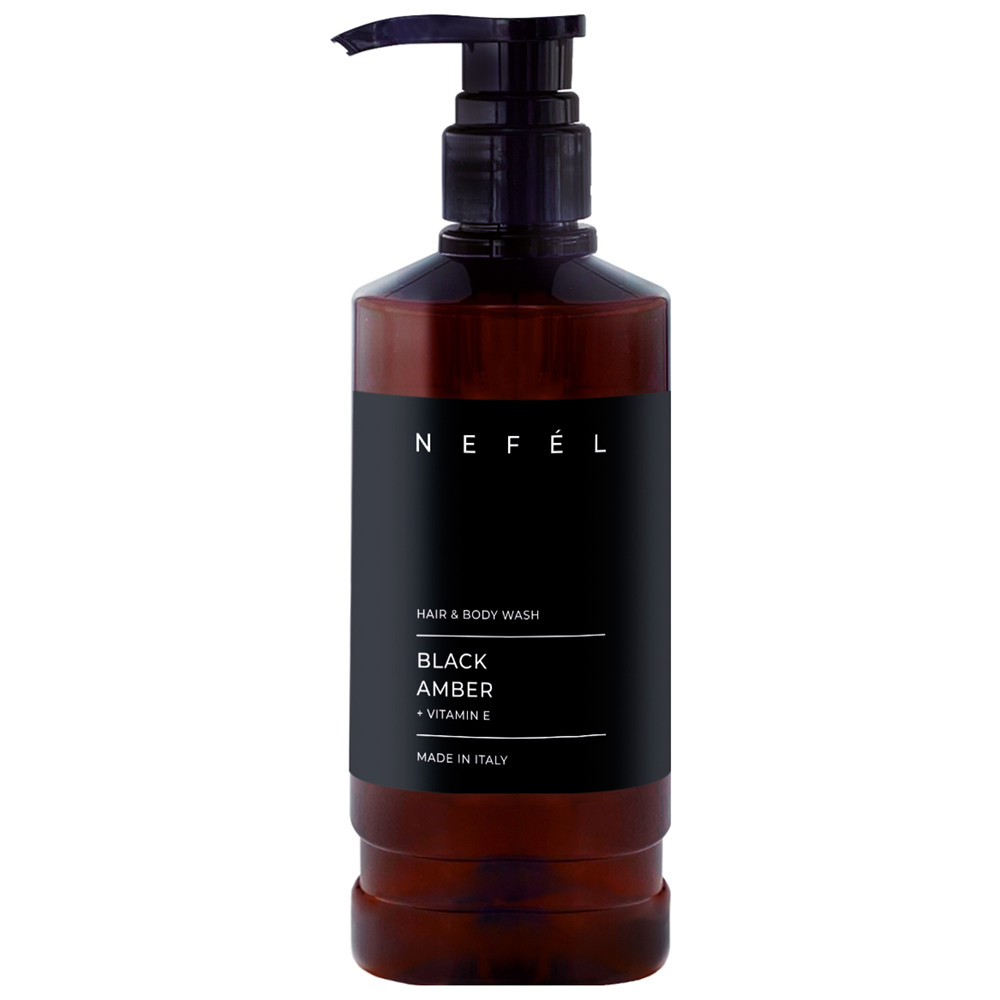 DOCCIA SHAMPOO NEFEL BLACK AMBER 480ML