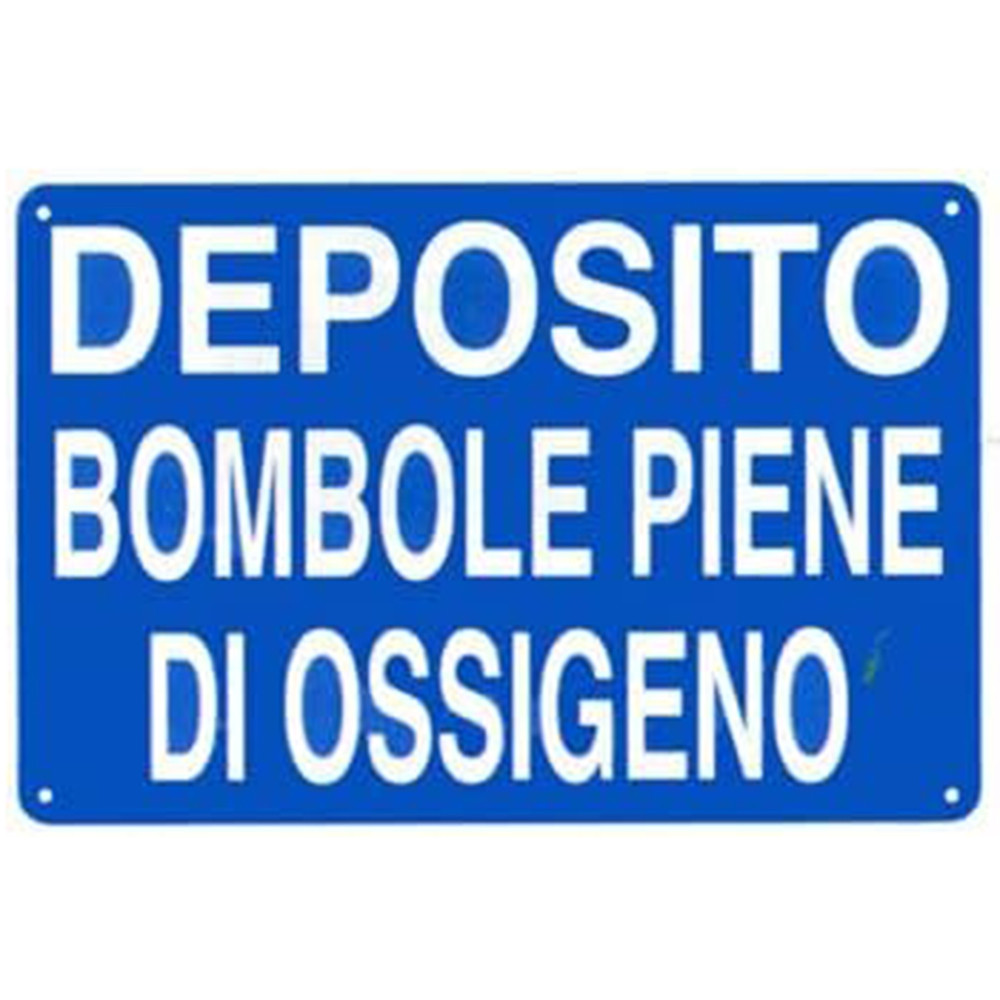 CART. DEPOSITO BOMBOLE PIENE DI OSSIGENO 300X200