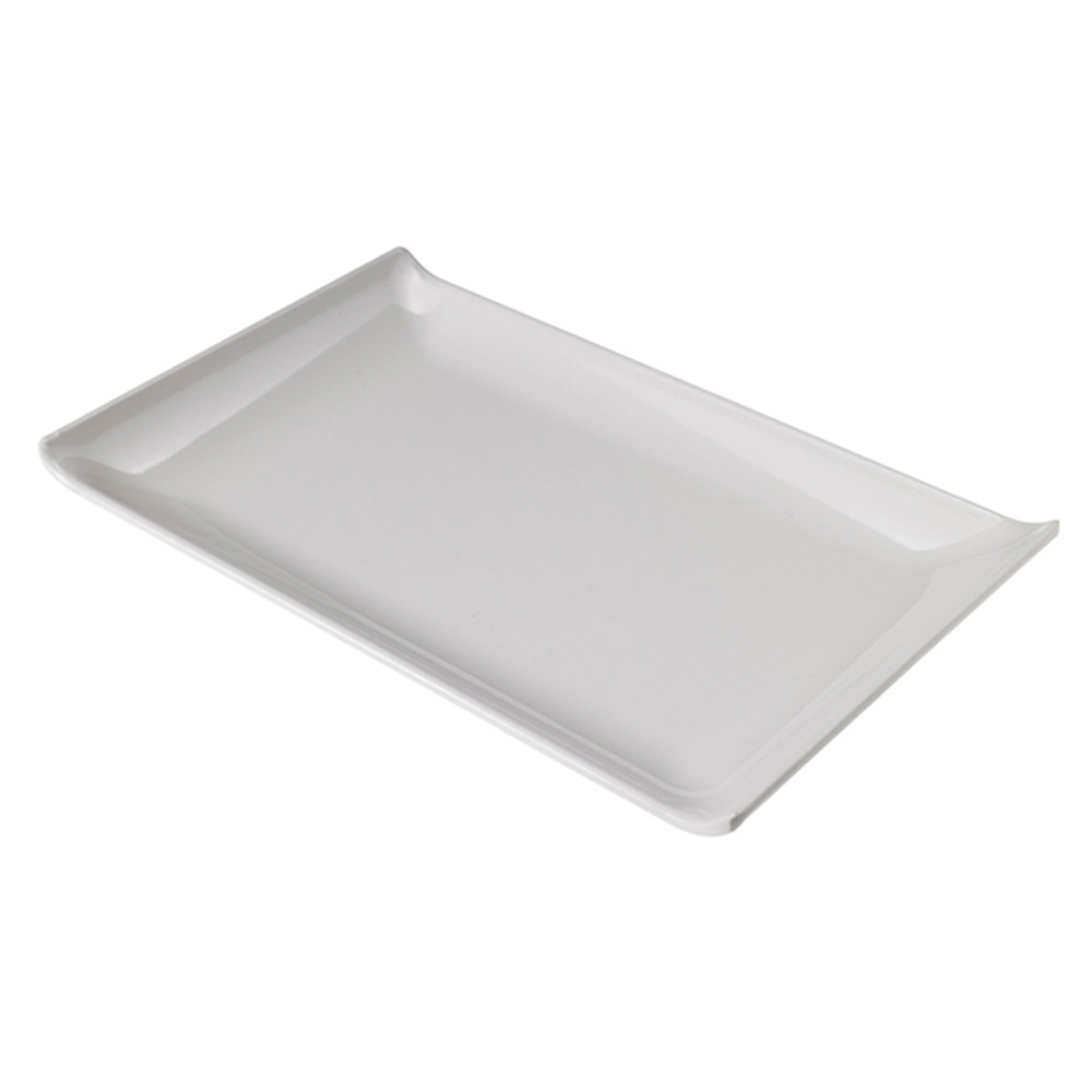 PIATTO RETTANGOLARE 23X14X2,6 CM BIANCO
