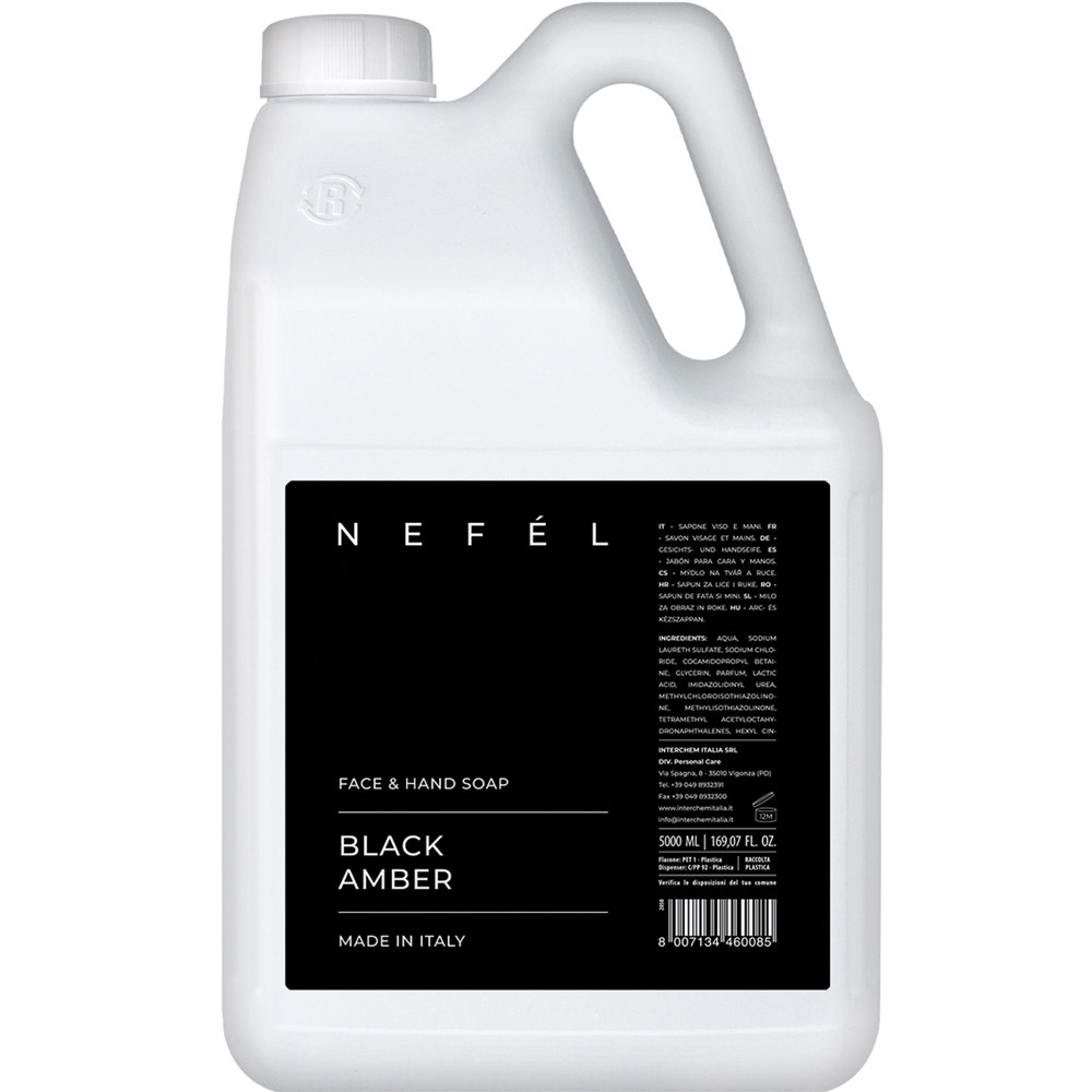 SAPONE MANI/VISO NEFEL BLACK AMBER 5LT