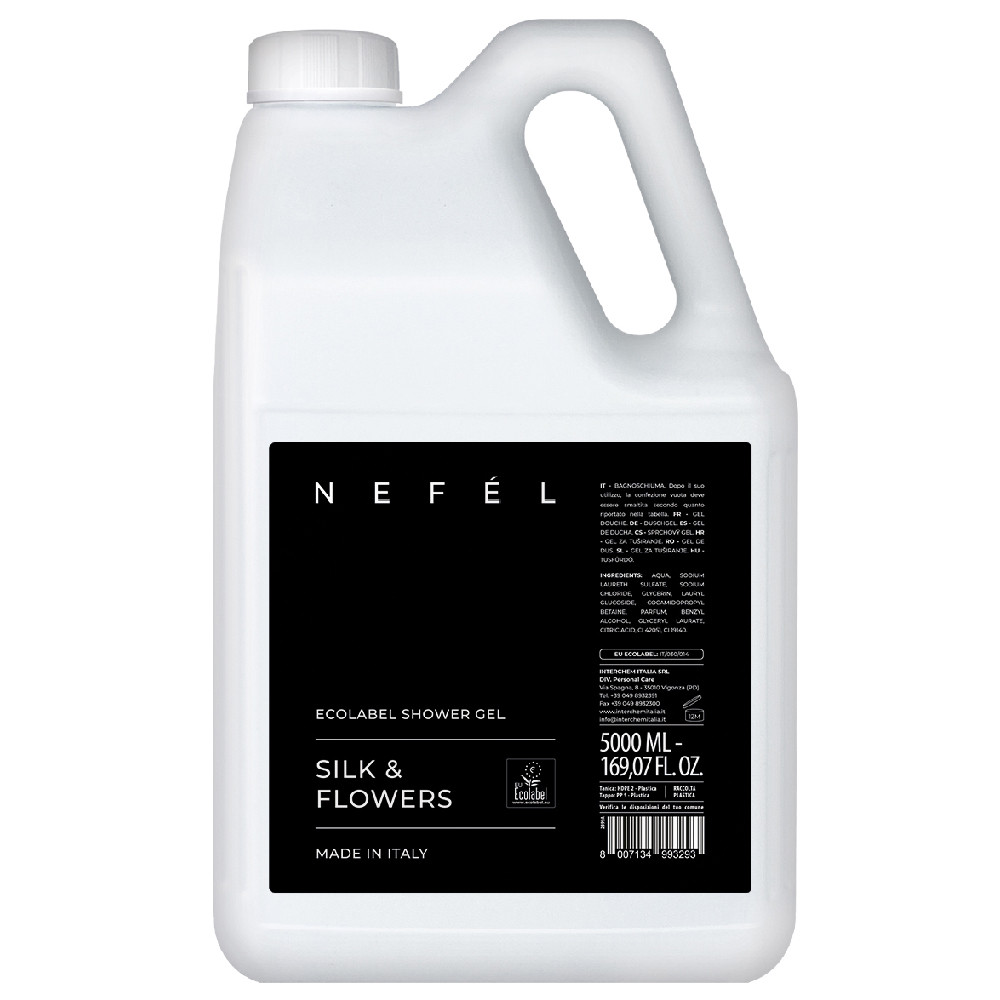 BAGNODOCCIA GEL NEFEL SILK FLOWERS 5LT
