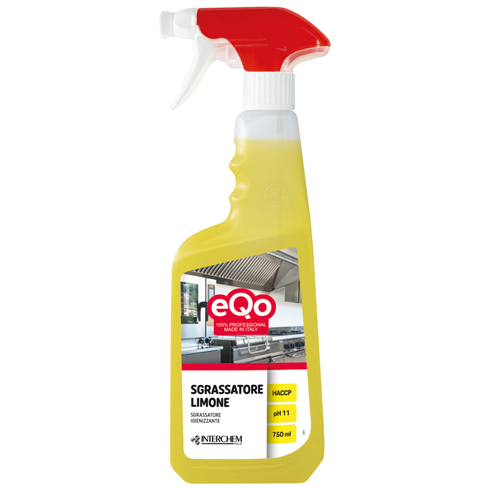 DETERGENTE SGRASSATORE EQO LIMONE FLACONE 0,75L