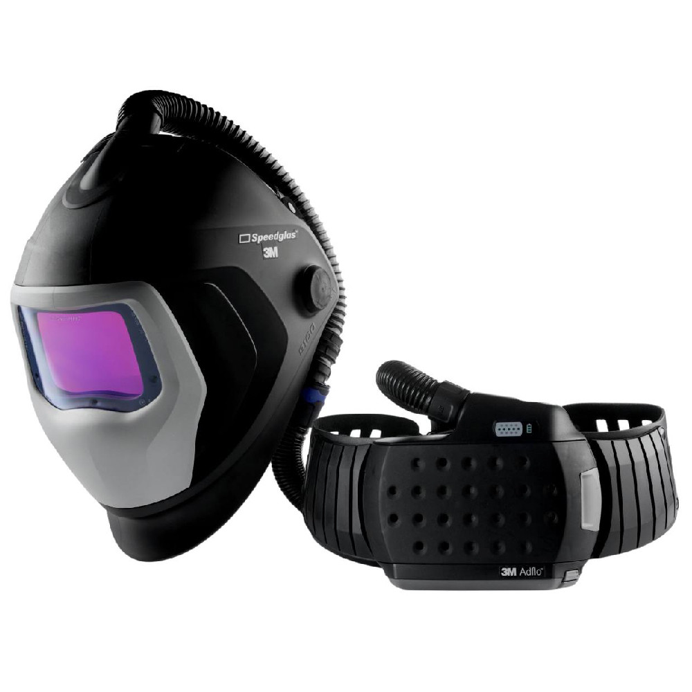 SISTEMA ELETTROVENTILATO 3M ADFLO CON ELMETTO PER SALDATURA 3M SPEEDGLAS 9100-AIR