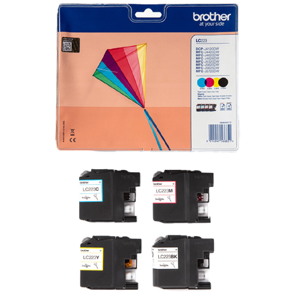 LC223VALBP KIT 4 COLORI  BROTHER MFC-J4420DW BLI