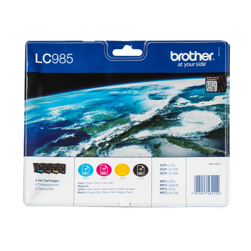 LC985VALBP MULTIPACK     BROTHER  X MFC-J220/265W