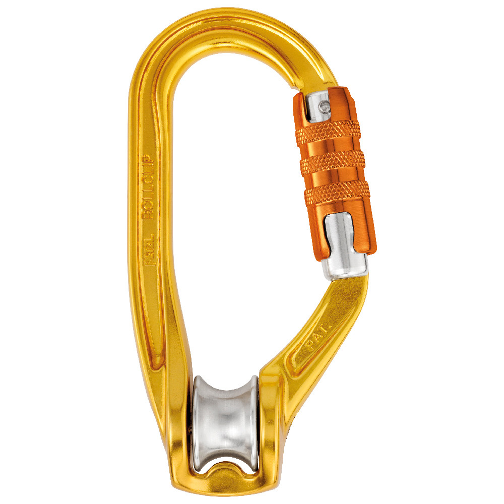 CARRUCOLA MOSCHETTONE PETZL ROLLCLIP-A DIAM.18MM