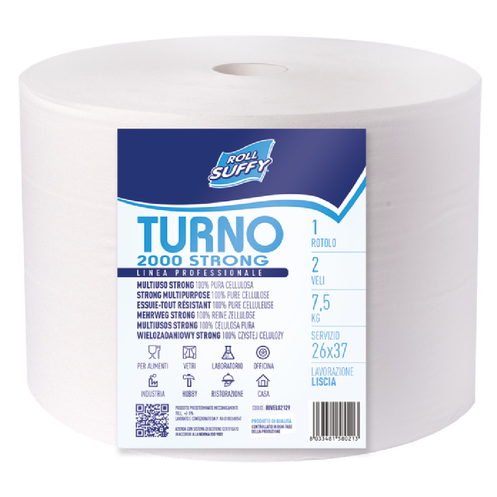 ASCIUGATUTTO 1500 STRAPPI 7,5KG PURA CELL. 2 VELI