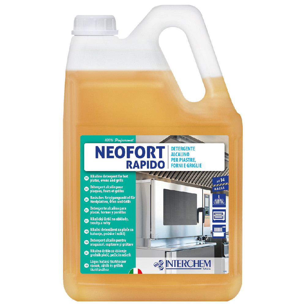 DETER. FORNO E FORNELLI NEOFORT RAPIDO TAN. 5,75KG