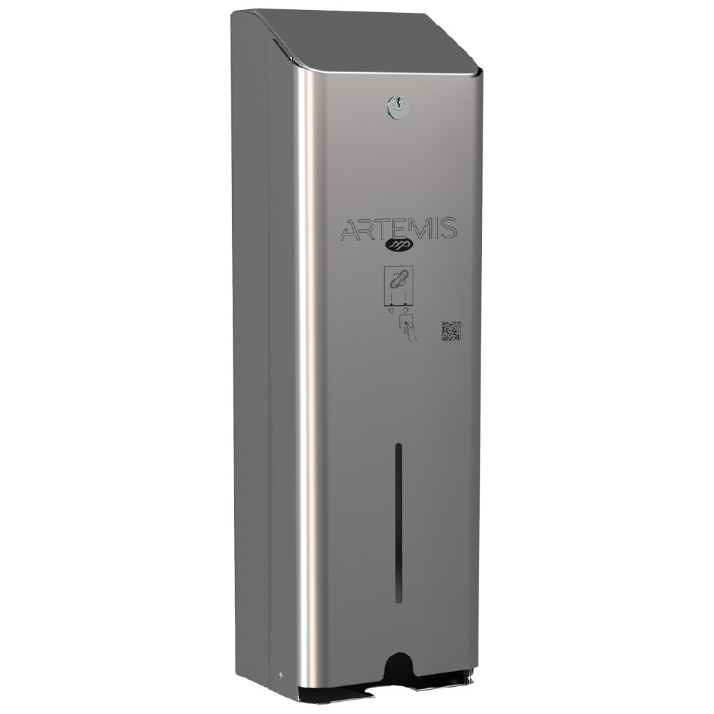 DISPENSER X ASSORBENTI ACCIAIO INOX 435X135X135MM