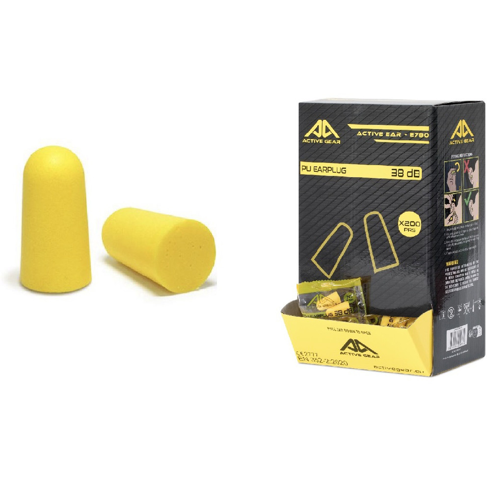 INSERTI AURICOLARI MONOUSO ACTIVE GEAR E780 SNR 38DB