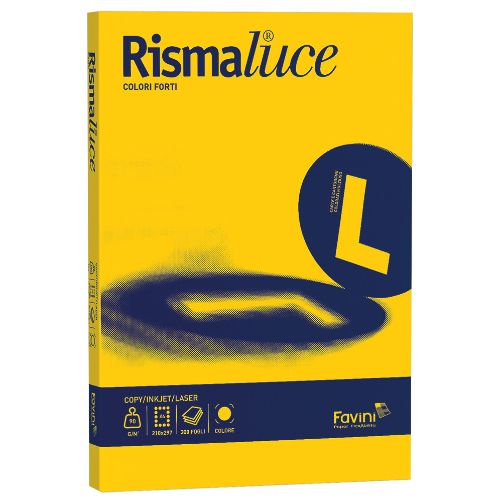 CARTA A3 FAVINI RISMALUCE 90GR COLORI FORTI (CF.300FF)