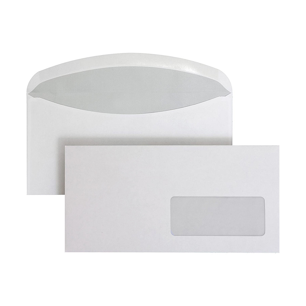 BUSTA INTERNOGRAFATA CON FINESTRA 23X11CM 80GR    X IMBUSTATRICE