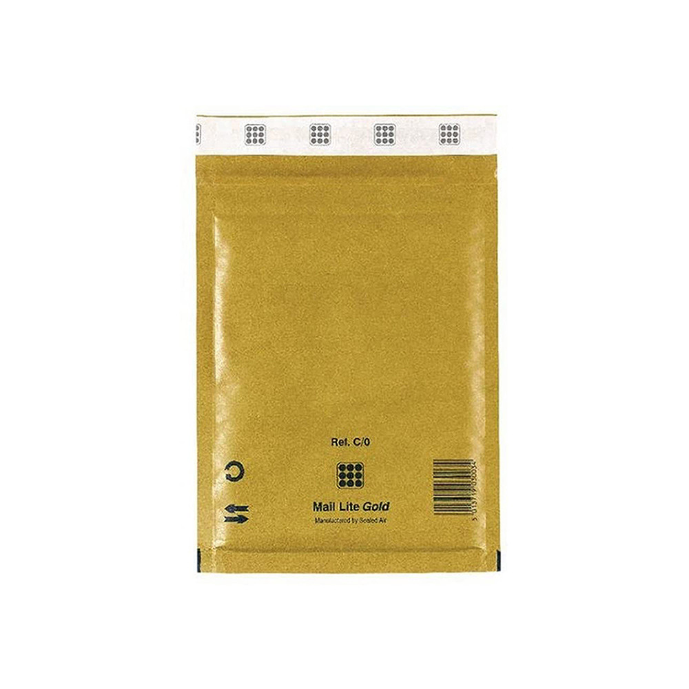 BUSTA IMBOTTITA TEXBOL GOLD INT.A 11X16CM (CF.10PZ)