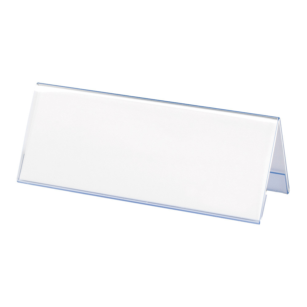 TARGHETTA MULTIUSO PVC CON CARTONCINO 25X6CM