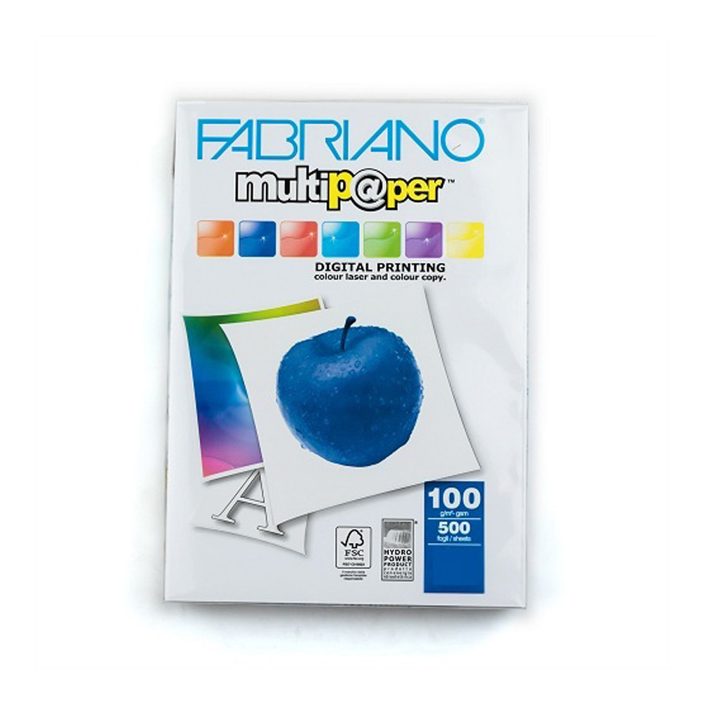 CARTA A3 FABRIANO MULTIPAPER 100GR (CF.500FF)     0FF)