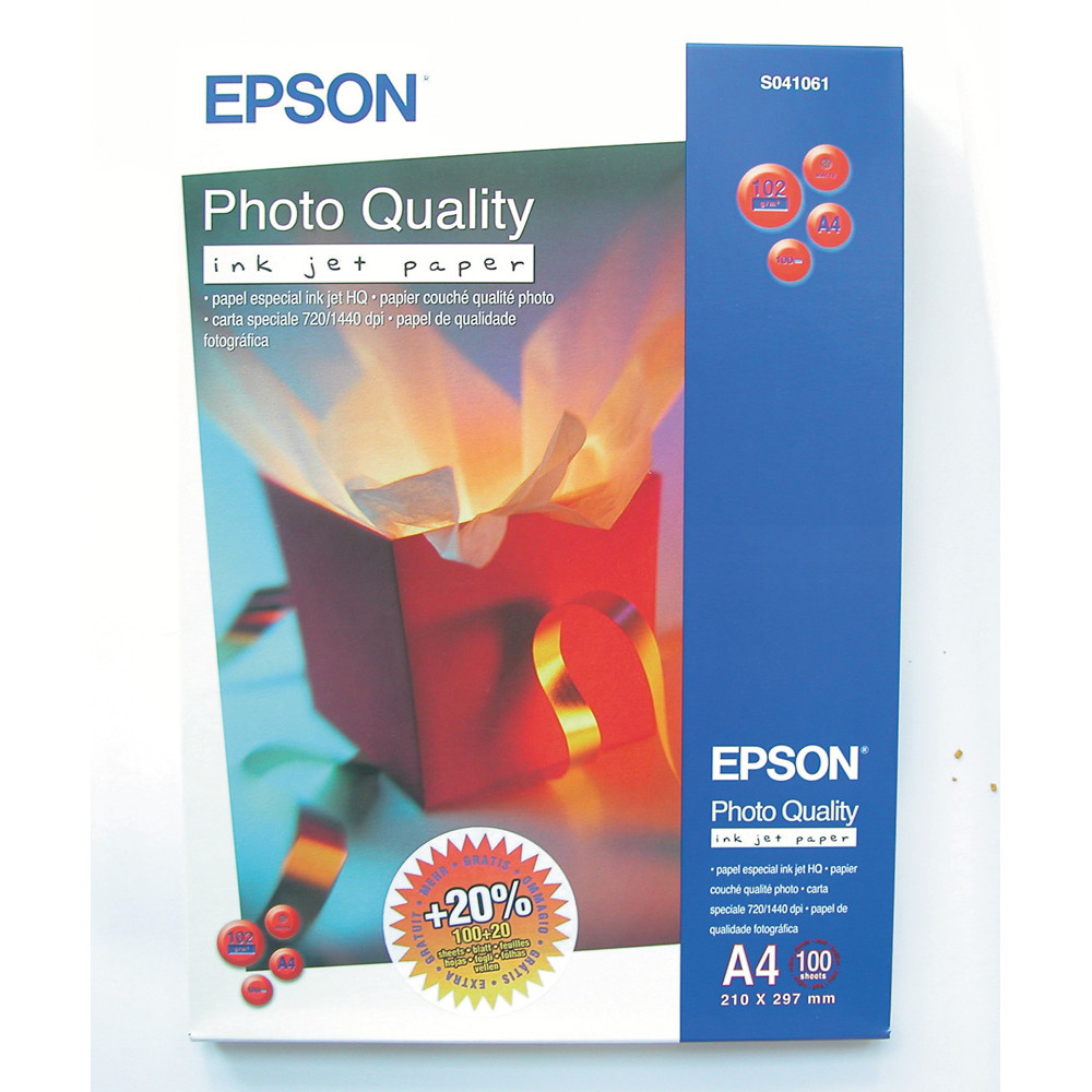 CARTA A4 EPSON FOTO SPECIALE C13S041061 720/1440DPi