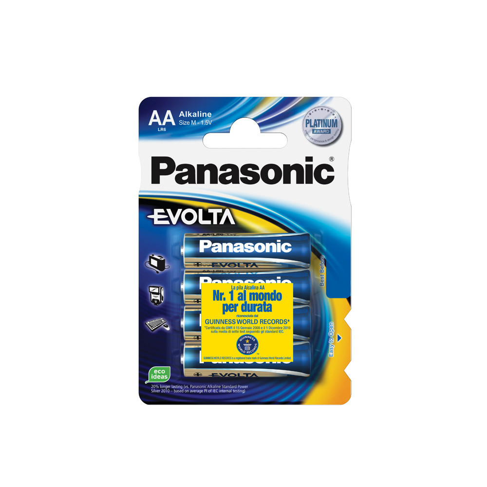 BATTERIA PANASONIC EVOLTA STILO AA (CF.4PZ)