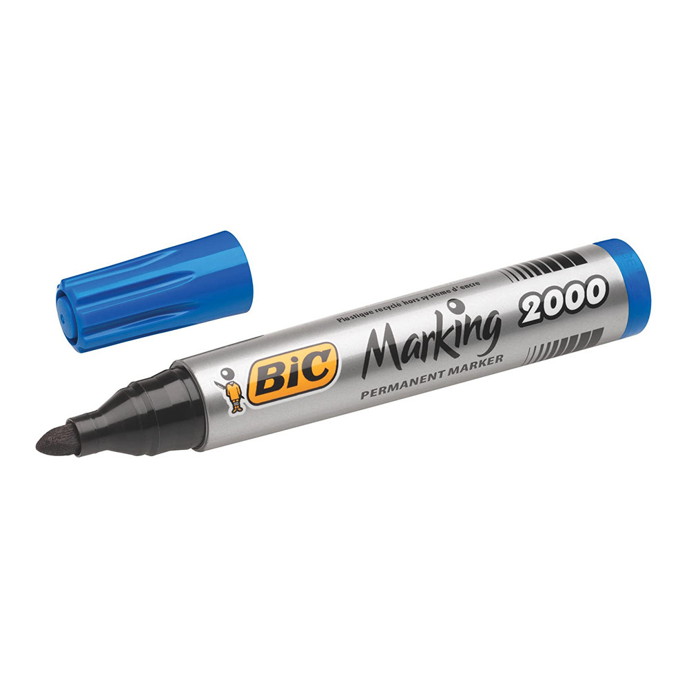 MARCATORE INDELEBILE BIC MARKING 2000 P.TA CONICA 4,0MM