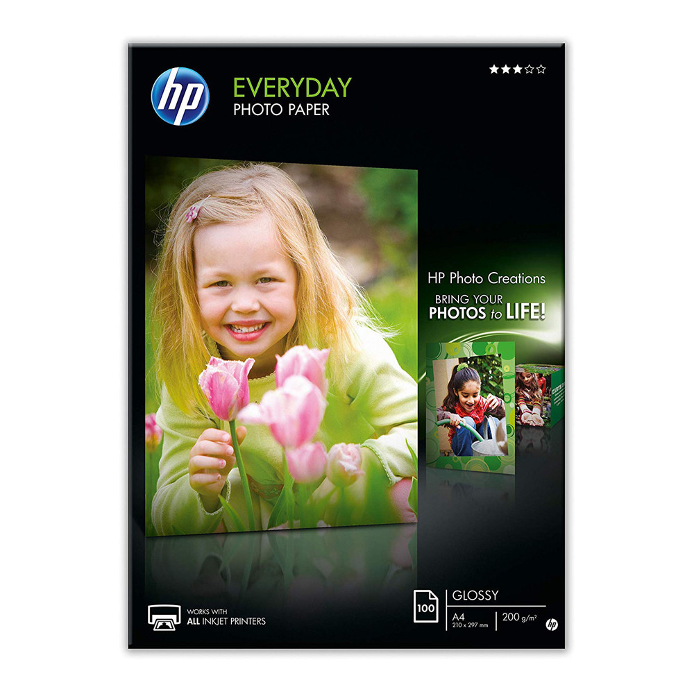 CARTA A4 HP FOTO LUCIDA EVERYDAY Q2510A 200GR (CF.100FF)