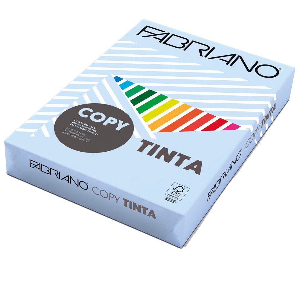 CARTA A4 FABRIANO COPY TINTA 160GR CELESTE