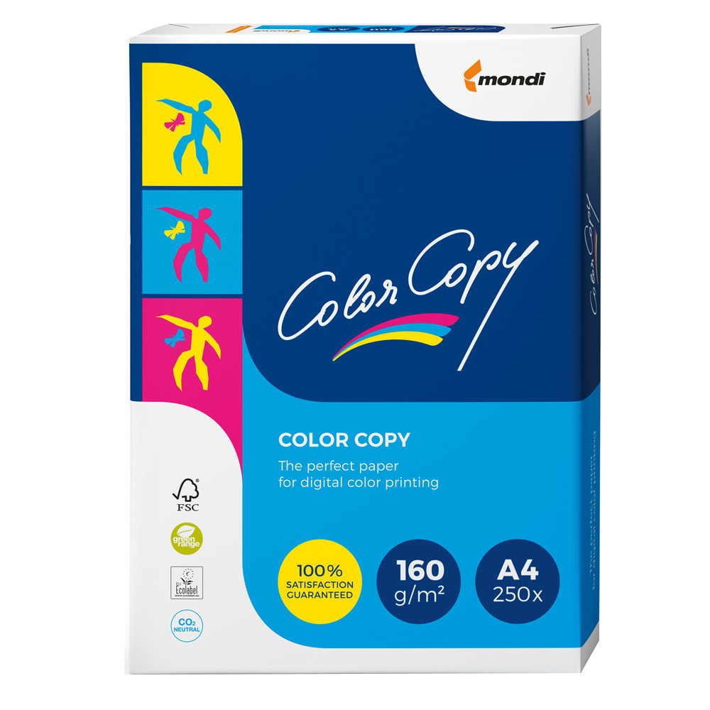 CARTA A4 MONDI COLOR COPY 160GR (CF.250FF)