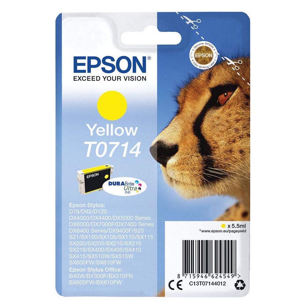 T071440 CARTUCCIA EPSON  DURABRITE ULTRA ST D78   8-DX4000-5000-6000-7000