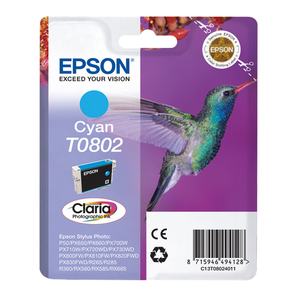 C13T080240 CARTUCCIA     EPSON STYPH R265-360-RX5 60