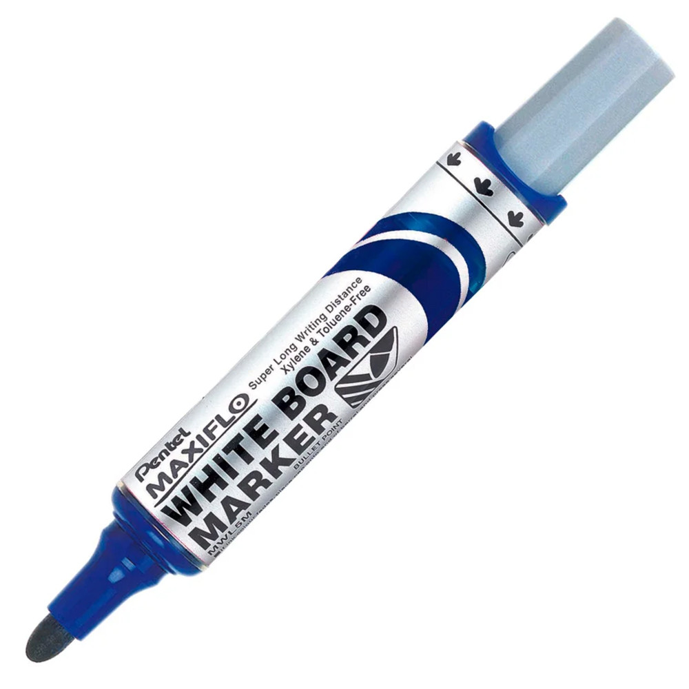 PENNARELLO DELEBILE X LAVAGNA BIANCA PENTEL MAXIFLO DRY ERASE P.TA CONICA 6,0MM