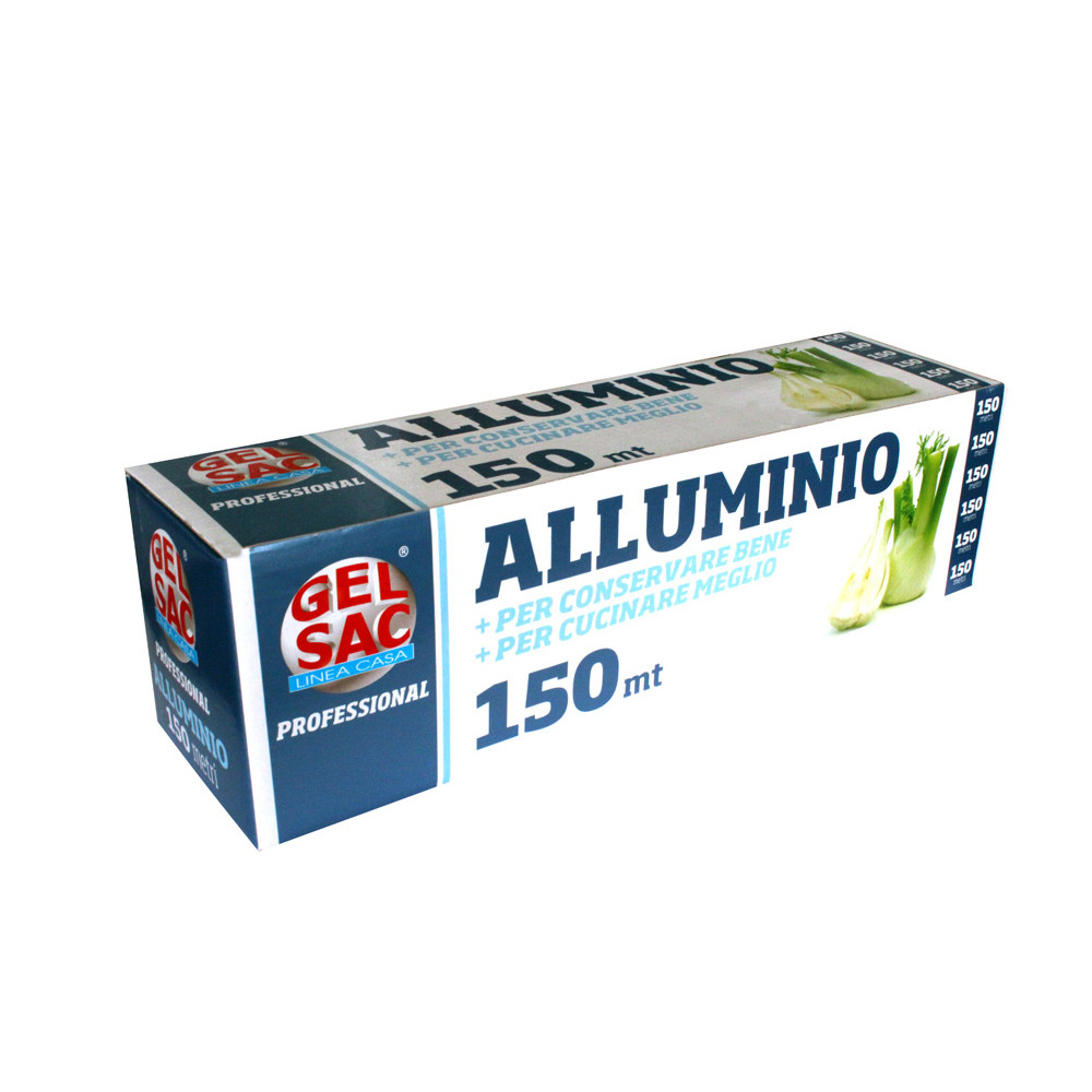 Rotolo di alluminio per alimenti - 150m