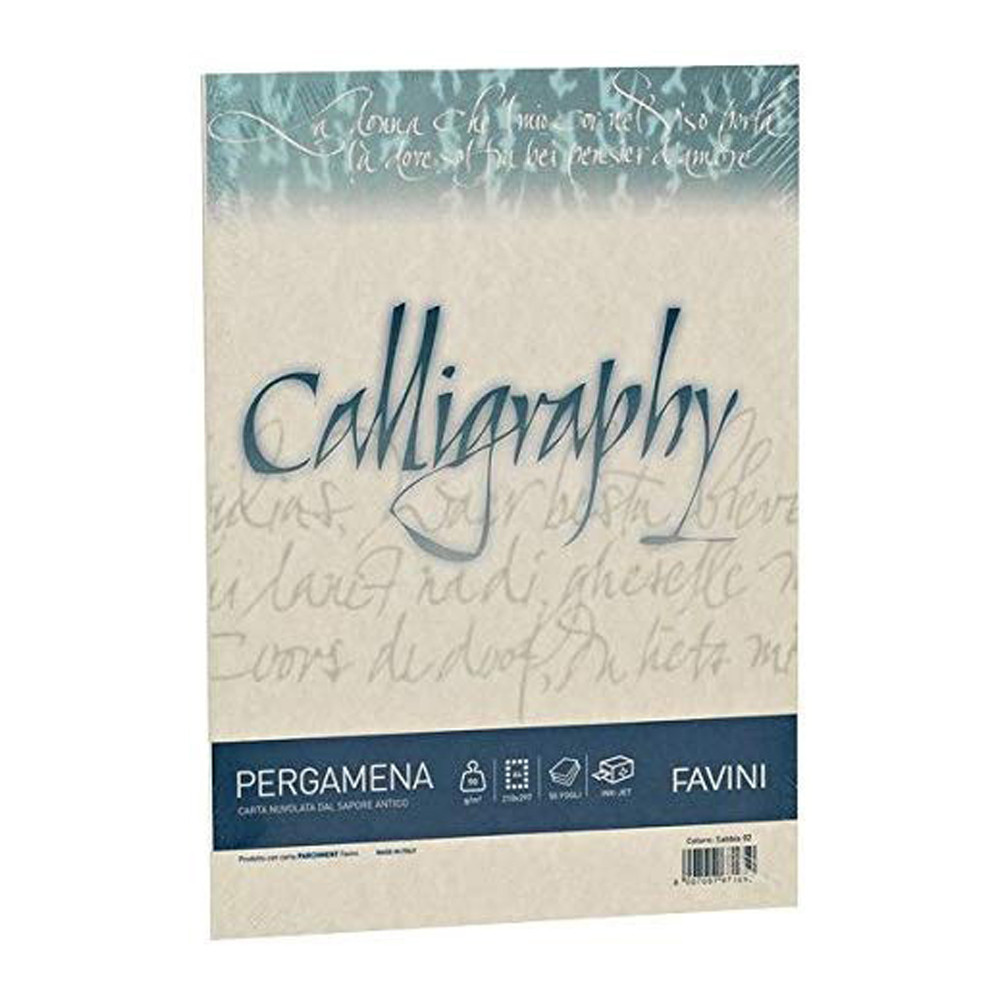 CARTA A4 FAVINI CALLIGRAPHY PERGAMENA 190GR (CF.50FF)