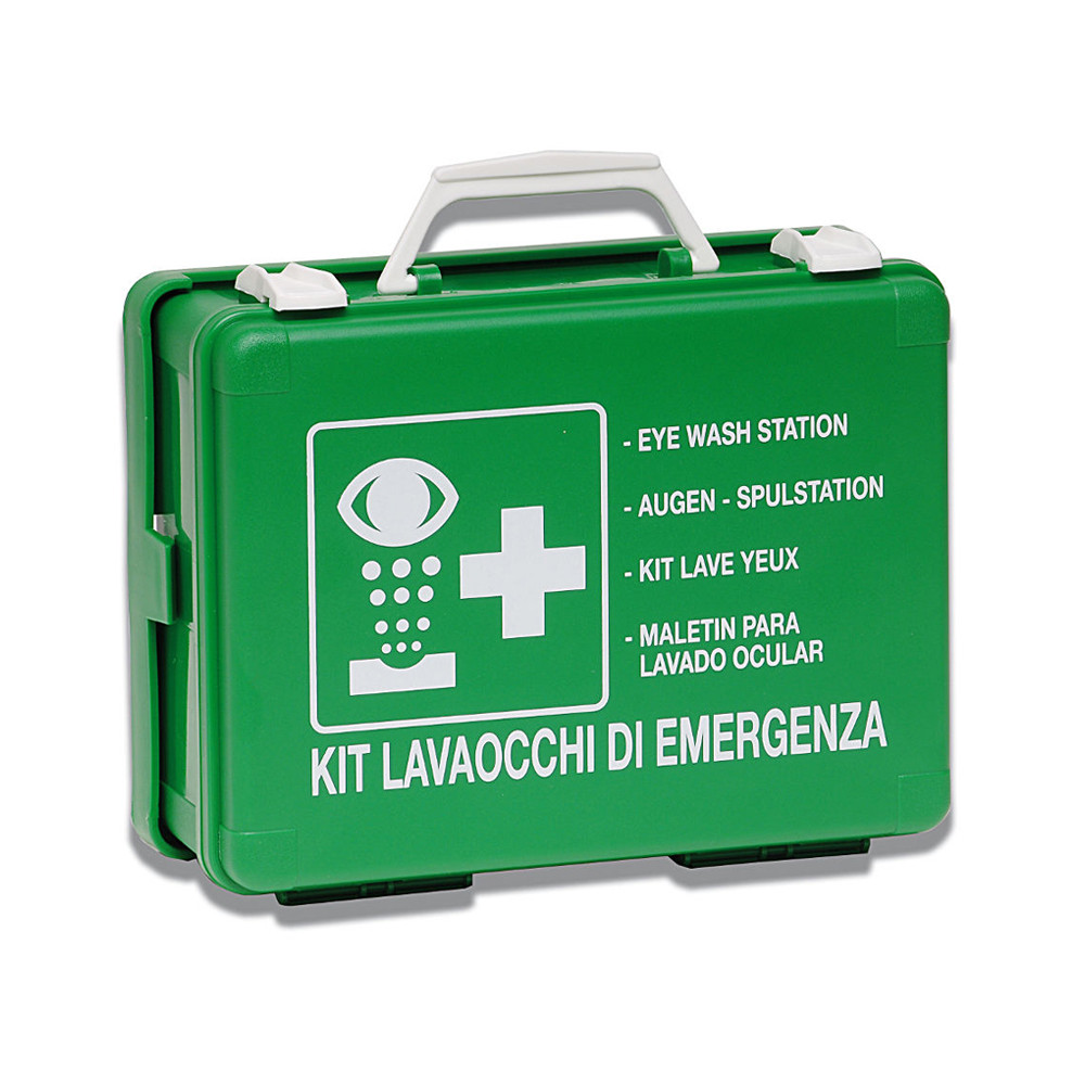 VALIGETTA KIT LAVAGGIO OCULARE PRONTO SOCCORSO