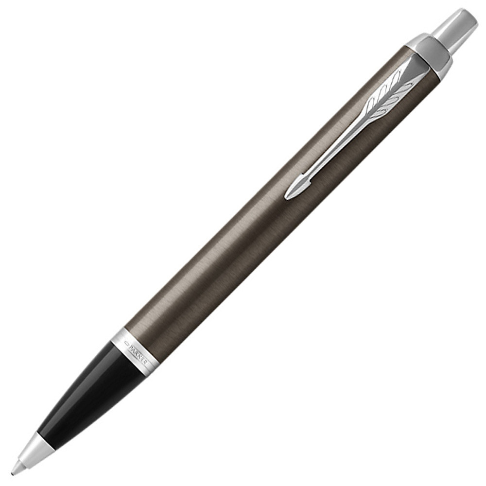 PENNA SFERA SCATTO PARKER IM DARK ESPRESSO P.TA MEIA INCHIOSTRO BLU