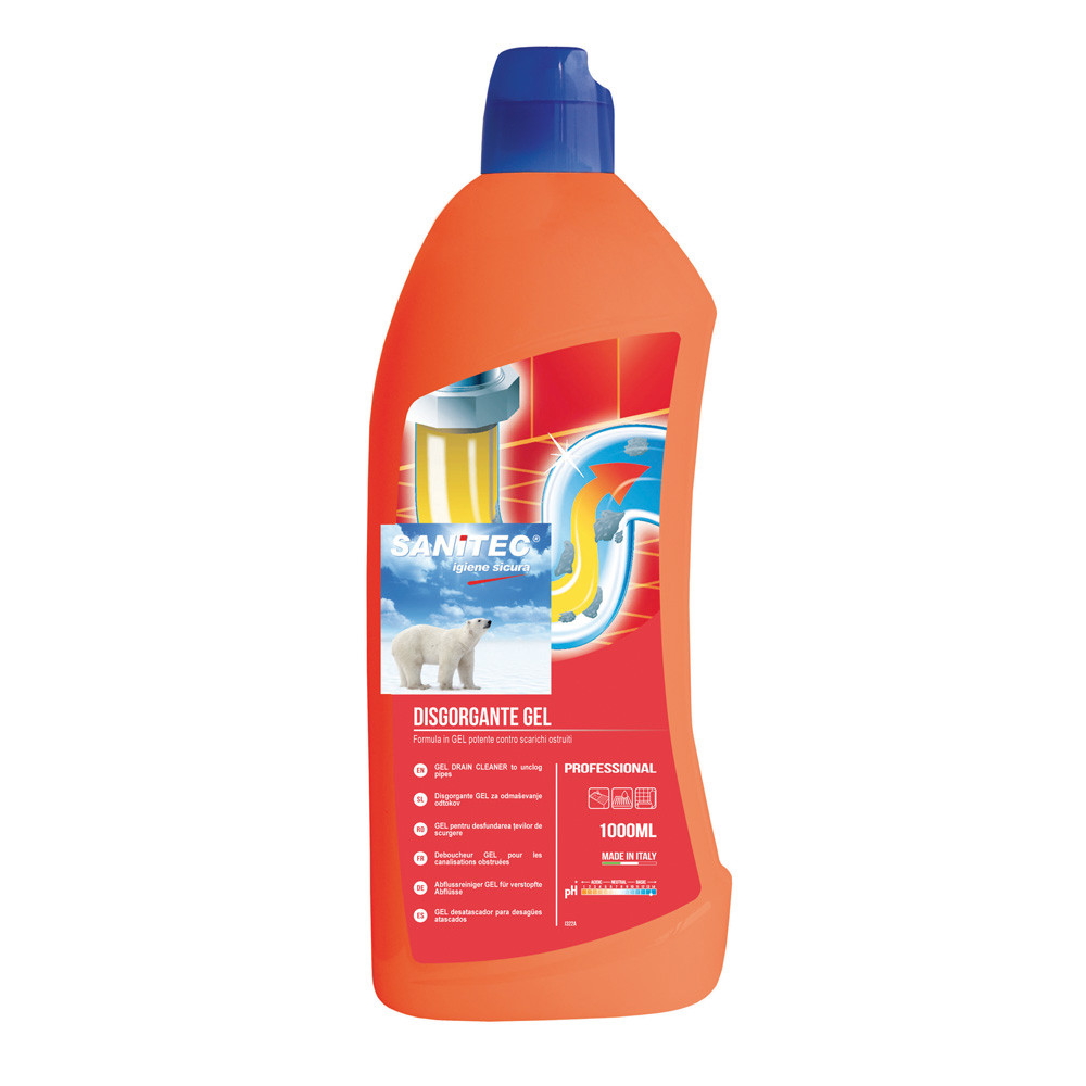 DISGORGANTE GEL PER SCARICHI OTTURATI 1000ML