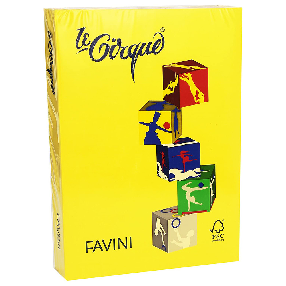 CARTA A4 FAVINI LE CIRQUE 80GR COLORI FORTI (CF.500FF)