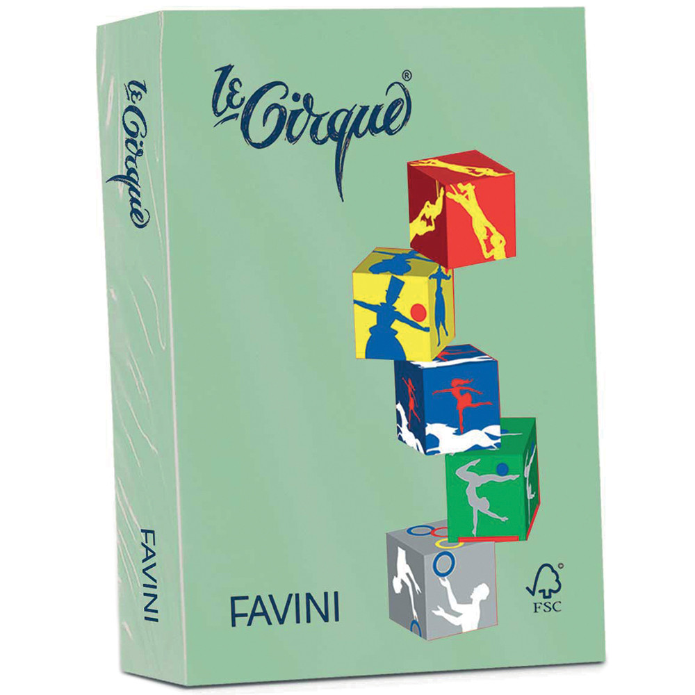 CARTA A3 FAVINI LE CIRQUE 80GR COLORI TENUI (CF.500FF)